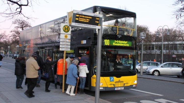Berlin Double-Decker Bus 100