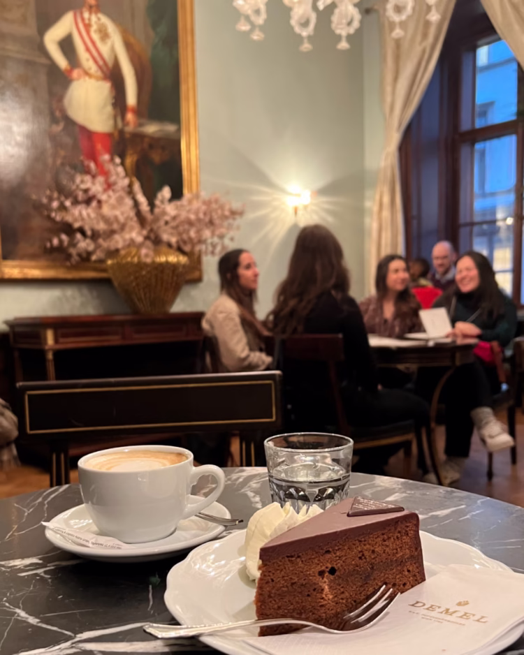 Visit Cafe Demel for Sachertorte Vienna