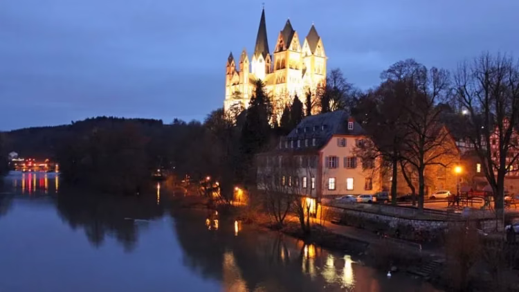 Limburg an der Lahn Cathedral at Night