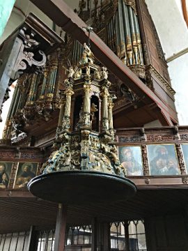 Organ Lofts in the Jakobikirche in Lübeck