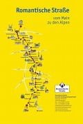 Map of the Romantic Road in Germany
