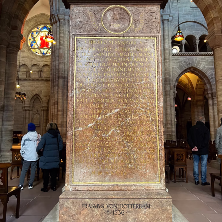 Tomb of Erasmus in Basel Minster