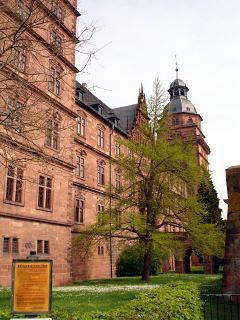 Renaissance Schloss Johannisberg Palace in Aschaffenburg