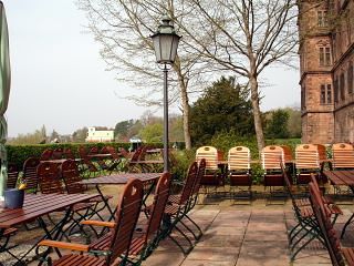 Franconian Restaurant in Schloss Johannisberg in Aschaffenburg