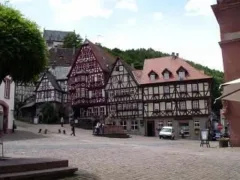 Half-Timbered Houses on Miltenberg's Markt