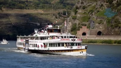 SS Goethe Historic Rhine Steam Boat on a day trip cruise