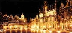 Grand Place in Brussels at Night