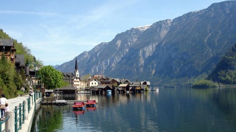 Cheap public transportation makes it easy to travel to Hallstatt from Salzburg and Vienna by train with the beautiful Hallstätter See also a popular day-trip destination on guided bus tours from Salzburg. Hallstatt in Austria, Salzkammergut