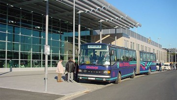 Buses at Weeze Airport (NRN), Germany