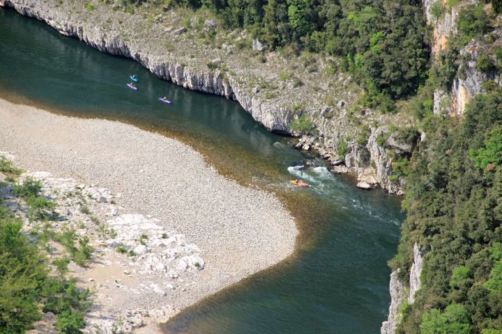 La Maladrerie in the Gorges de l’Ardèche River in France