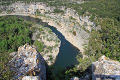 Ardeche River from Ranc Pointu