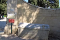 Sarcophagus in Mazan in Provence, France