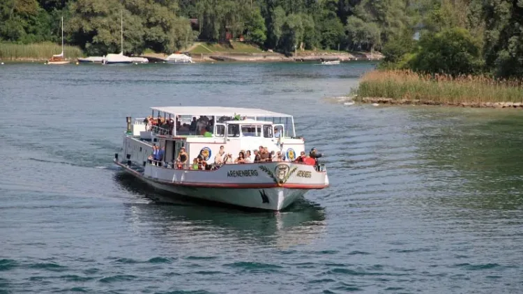 Rhine River Boat Cruise, Switzerland
