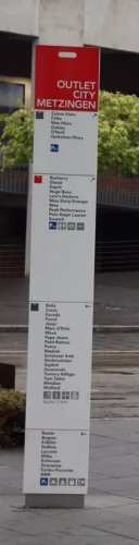 Metzingen Outlet City near Stuttgart