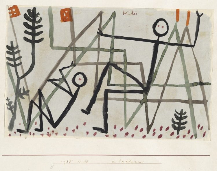 Klettern / Climbing by Paul Klee in the Bern Zentrum Paul Klee
