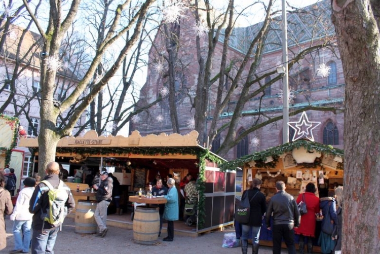 Basler Weihnachtsmarkt on Münsterplatz