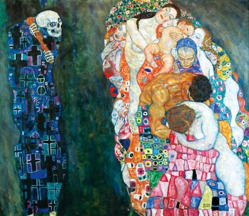 Gustav Klimt's Death and Life in the Leopold Museum in Vienna, Austria