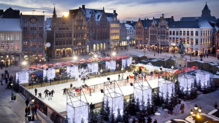 Ice Skating Rink in Brugge