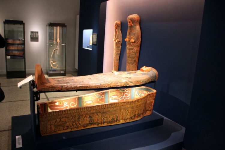 Sarcophagus in the Egyptian Collection in the History Museum Bern