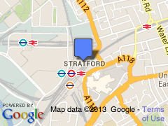 Google Map Stratford