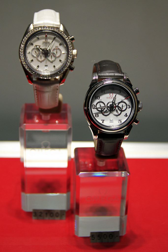 Omega Olympic Games Watches at Westfield Stratford City in London