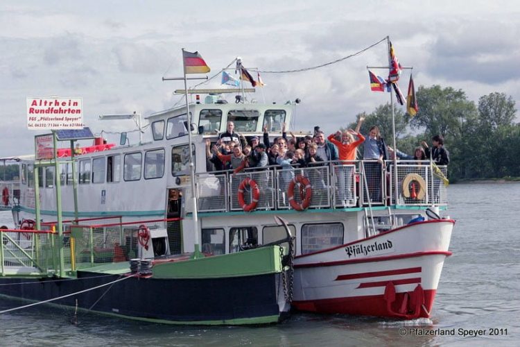 MS Pfälzerland Cruises on the Rhine from Speyer, Germany