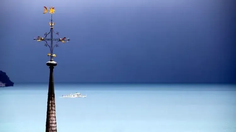 Thunersee Viewed from Schloss Spiez in Switzerland