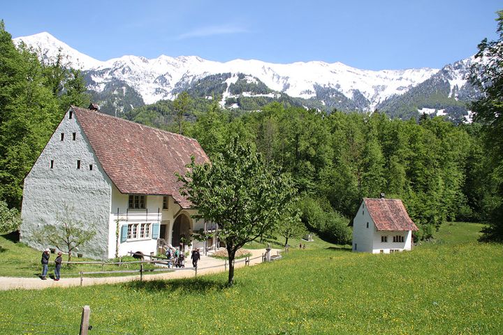Jura Farmhouse in the Ballenberg Swiss Open Air Museum