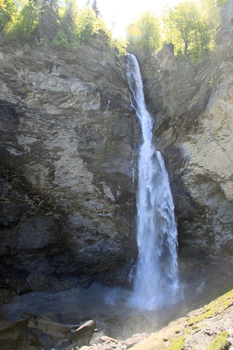 The Reichenbach Waterfalls near Meiringen in Switzerland