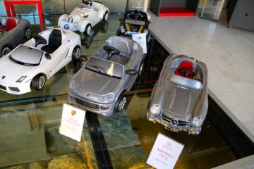 Peddle Cars in the Mille Miglia Museum Shop