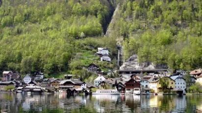 Hallstatt seen from the Lake