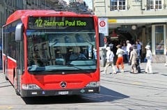 Bus 12 to the Zentrum Paul Klee in Bern