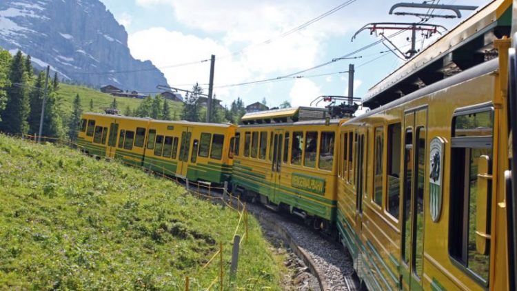 WAB Cogwheel Train from Jungfraujoch