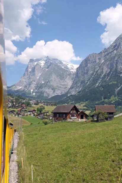 View from the WAB Cogwheel Train 