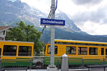 WAB Cogwheel Train in Grindelwald