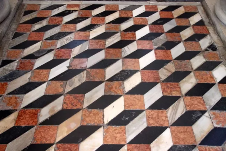 Floor of San Giorgio Maggiore in Venice