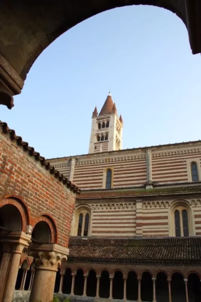 San Zeno Maggiore Viewed from the Cloisters San Zeno Maggiore Viewed from the Cloisters