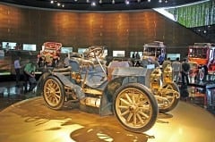 The First Mercedes Car in the Museum in Stuttgart