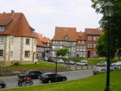 Half-timbered buildings in Brühl