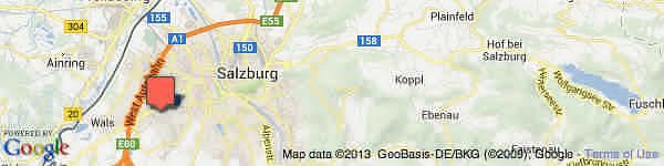 Google Map Salzburg Airport