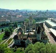 Aerial Photo of the Swiss National Museum in Zurich