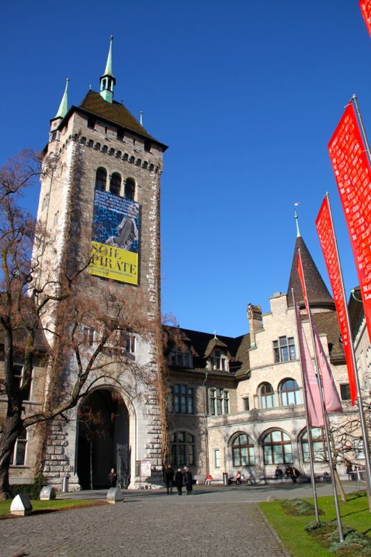 Tower of the Swiss National Museum in Zurich