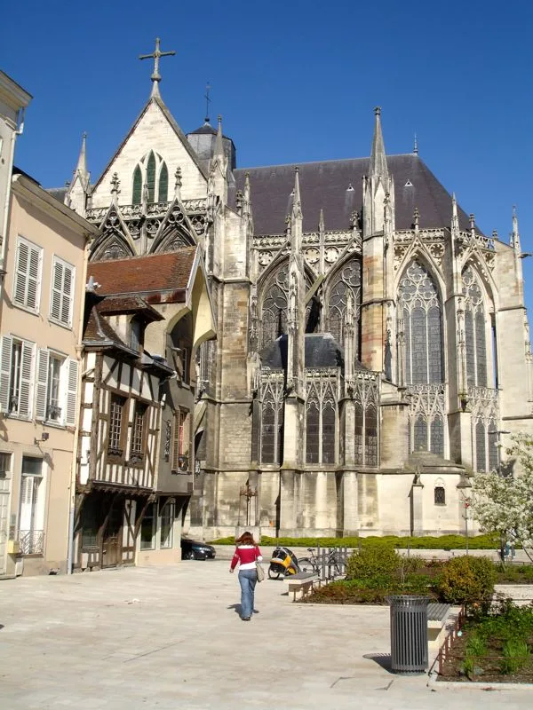 Troyes Cathedral Choir Viewed from Outside