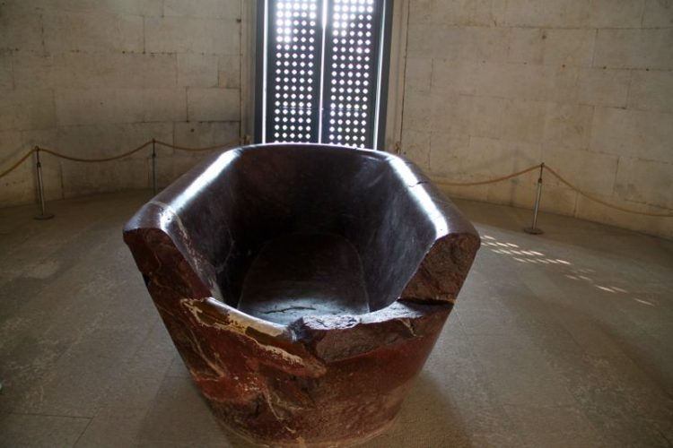 Porphyry "Bath" in the Mausoleum of Theodoric11