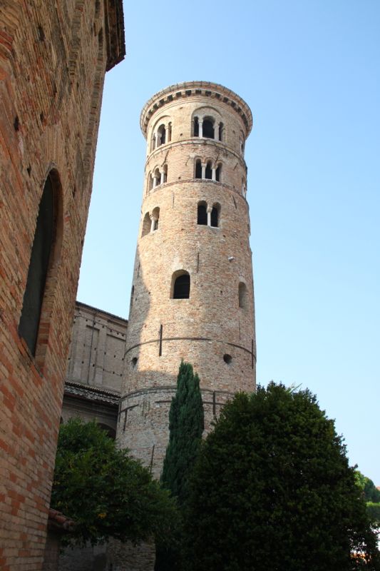 Cylindrical Campanile at Ravenna Cathedral