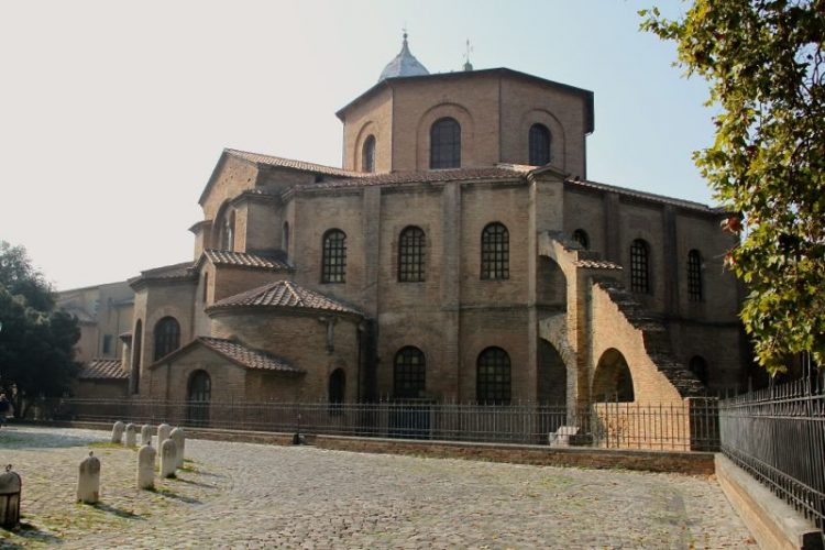 Exterior of San Vitale in Ravenna