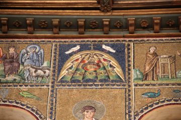 Details of mosaics in Sant'Apollinare Nuovo in Ravenna