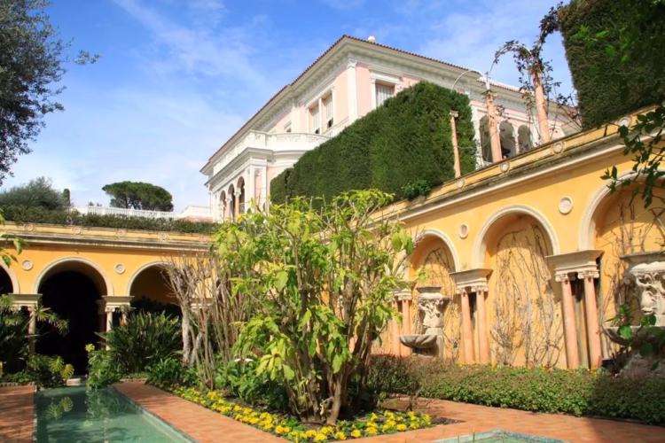 Spanish Garden at Villa Ephrussi de Rothschild in Cap Ferrat
