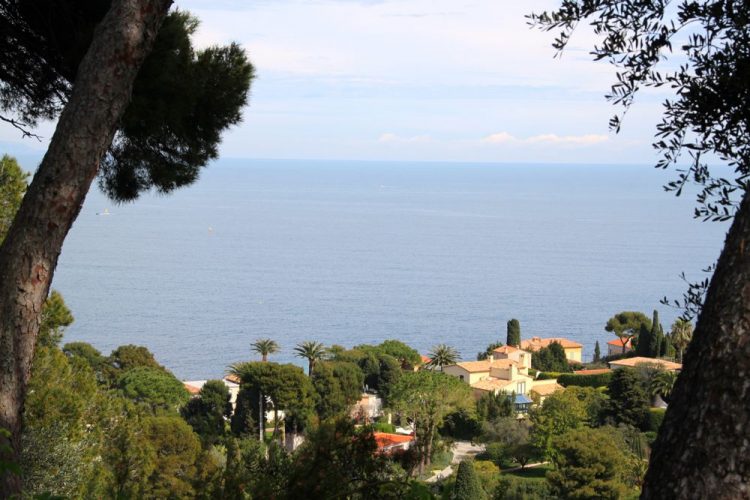 Villa Ephrussi de Rothschild views of the Mediterranean Sea