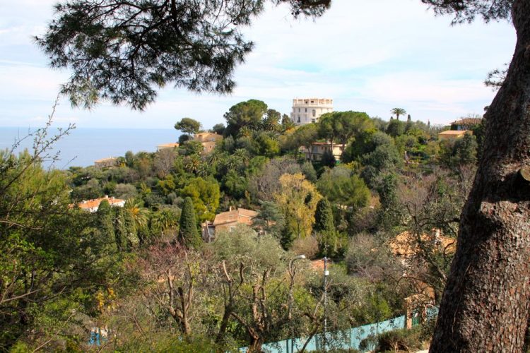 Cap Ferrat views from the Villa Ephrussi de Rothschild